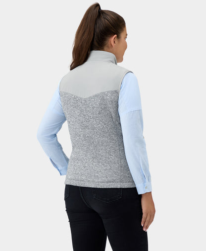 Augusta Women's Heated Sweater Fleece Vest