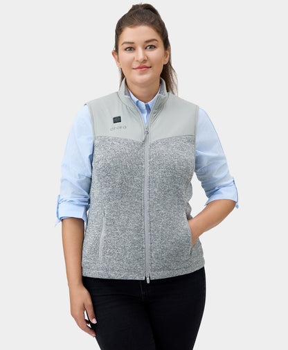 Augusta Women's Heated Sweater Fleece Vest