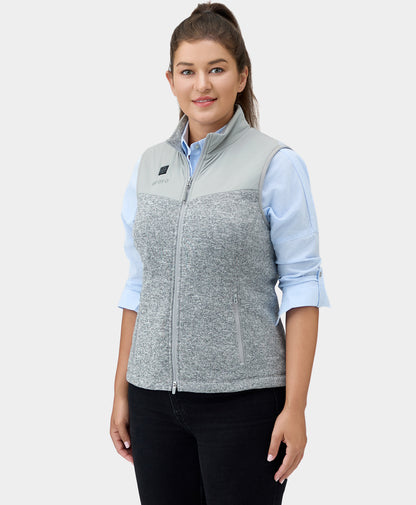 Augusta Women's Heated Sweater Fleece Vest