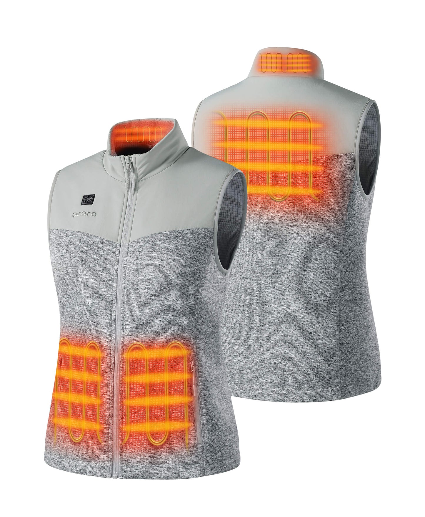 Augusta Women's Heated Sweater Fleece Vest