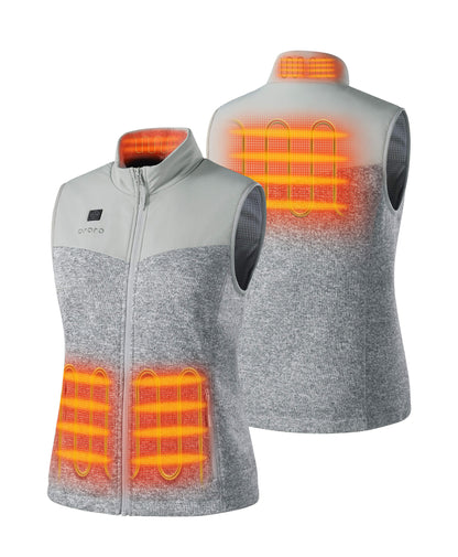 Augusta Women's Heated Sweater Fleece Vest