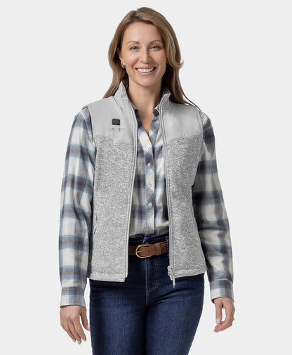 Augusta Women's Heated Sweater Fleece Vest
