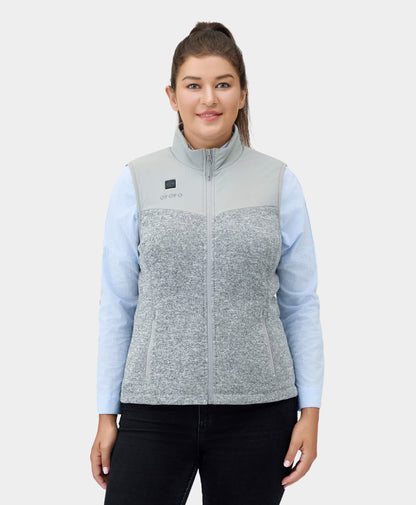 Augusta Women's Heated Sweater Fleece Vest