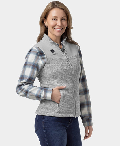 Augusta Women's Heated Sweater Fleece Vest