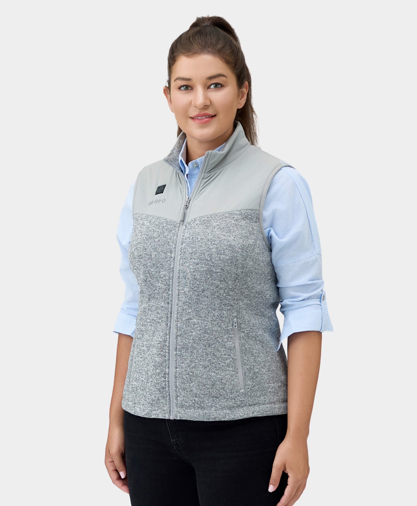 Augusta Women's Heated Sweater Fleece Vest