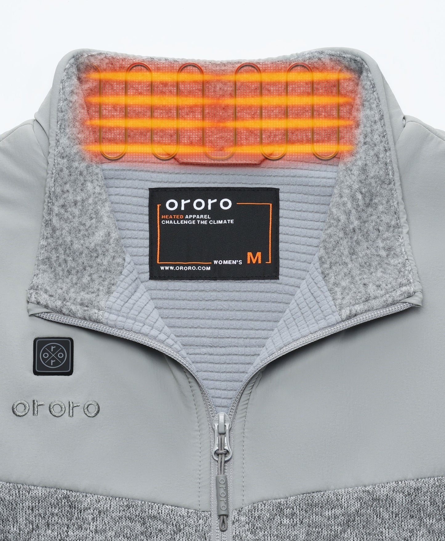 Augusta Women's Heated Sweater Fleece Vest