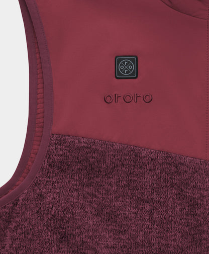 Augusta Women's Heated Sweater Fleece Vest