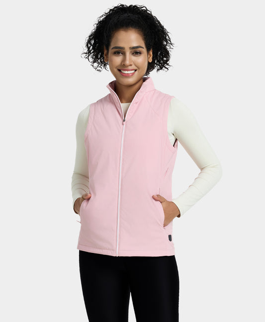 Pinehurst Women's Heated Golf Vest - Rose Pink