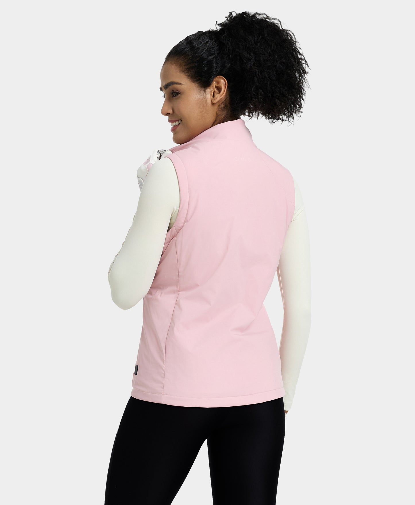 Pinehurst Women's Heated Golf Vest - Rose Pink