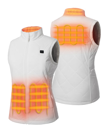 Women's Junior 4-Zone Heated Quilted Vest