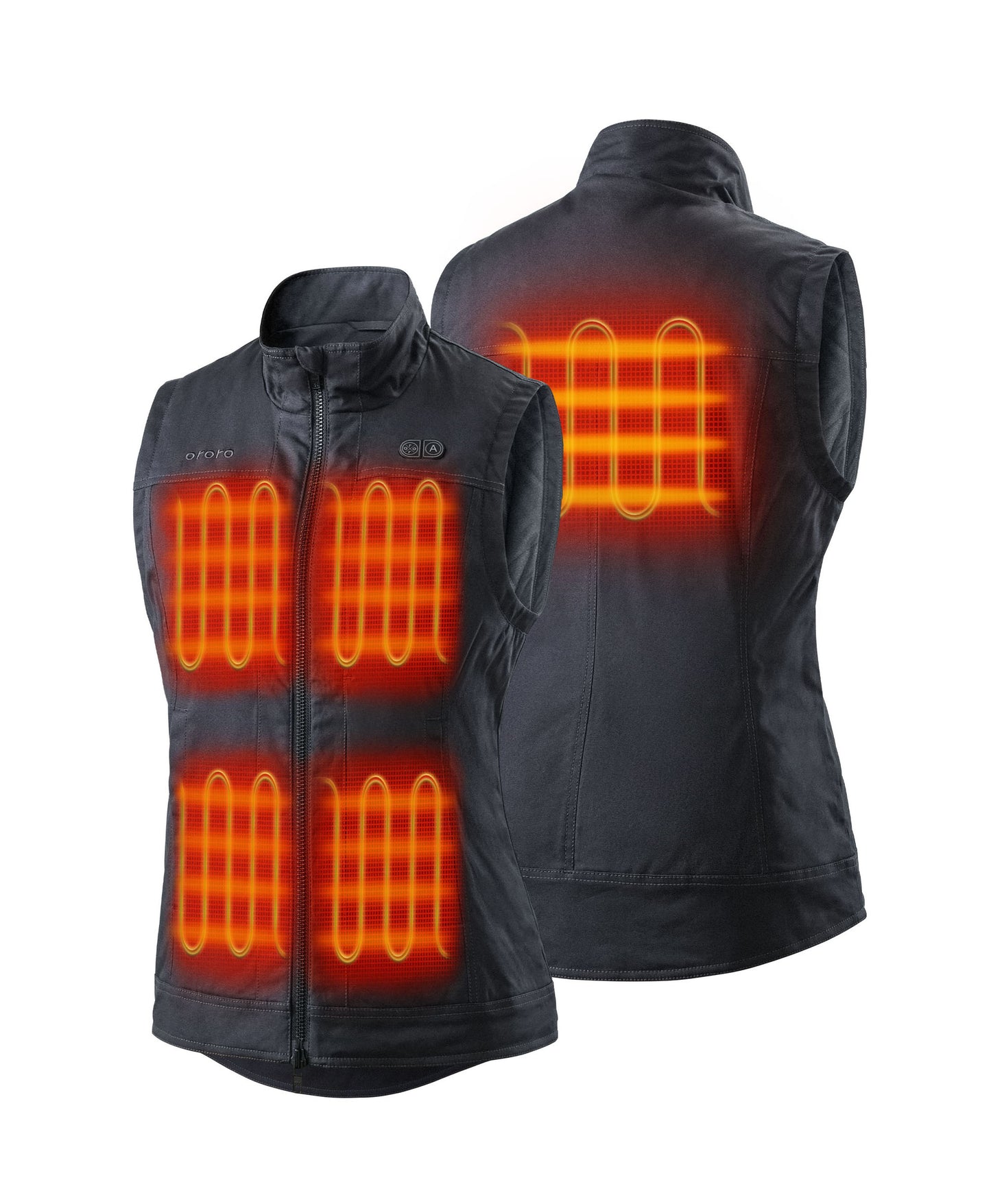 Cheyenne Women's 5-Zone Dual-Control Heated Canvas Vest