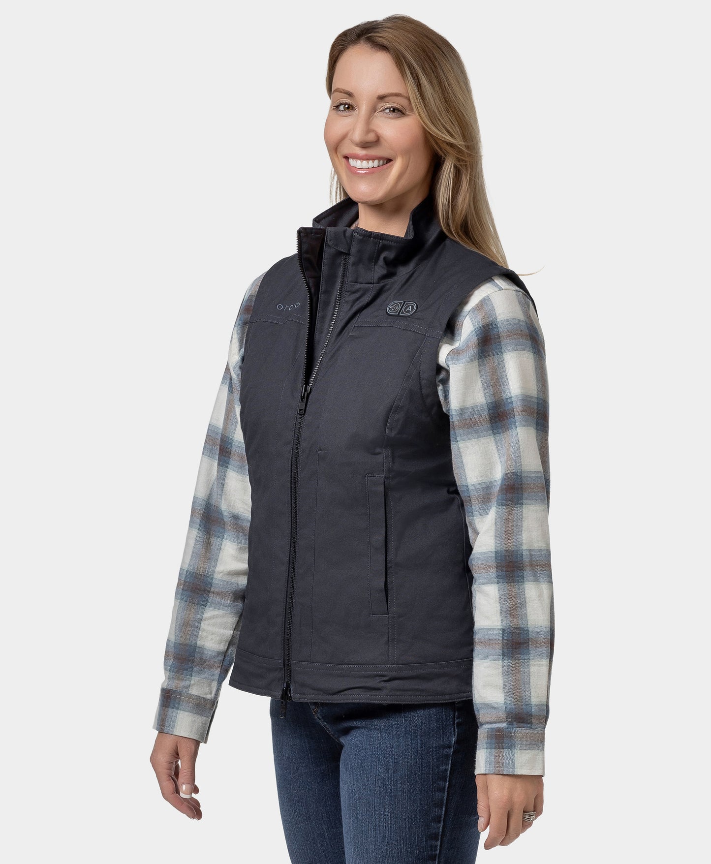 Cheyenne Women's 5-Zone Dual-Control Heated Canvas Vest