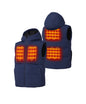 Kids' 4-Zone Hooded Heated Down Vest