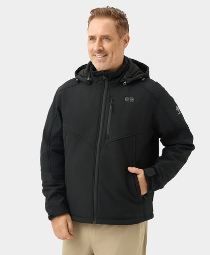 Men's Heated Dual Control Jacket with 5 Heating Zones (Chest Heating)