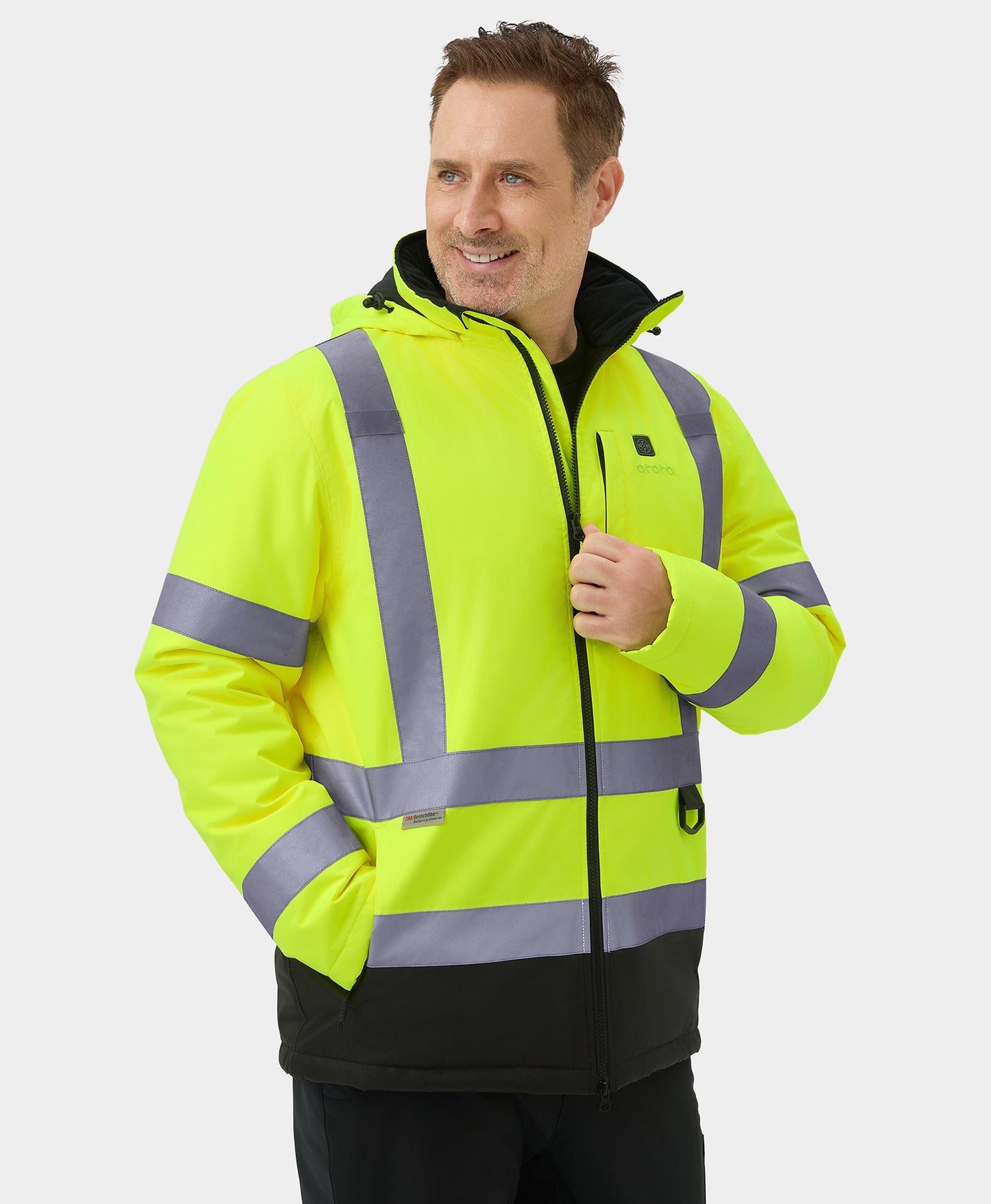 Flagstaff Men's Heated High-Visibility Jacket