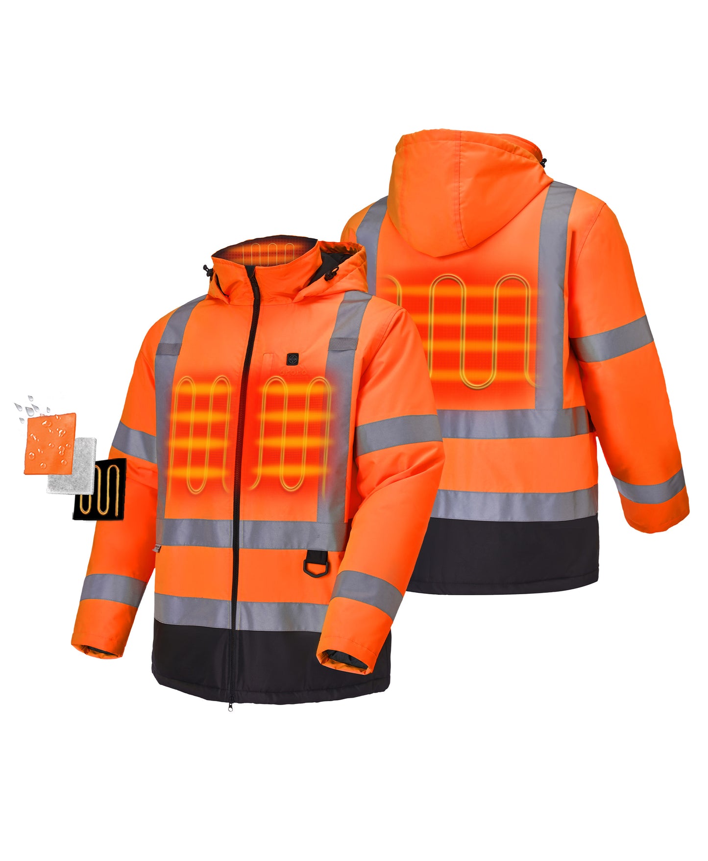 Flagstaff Men's Heated High-Visibility Jacket