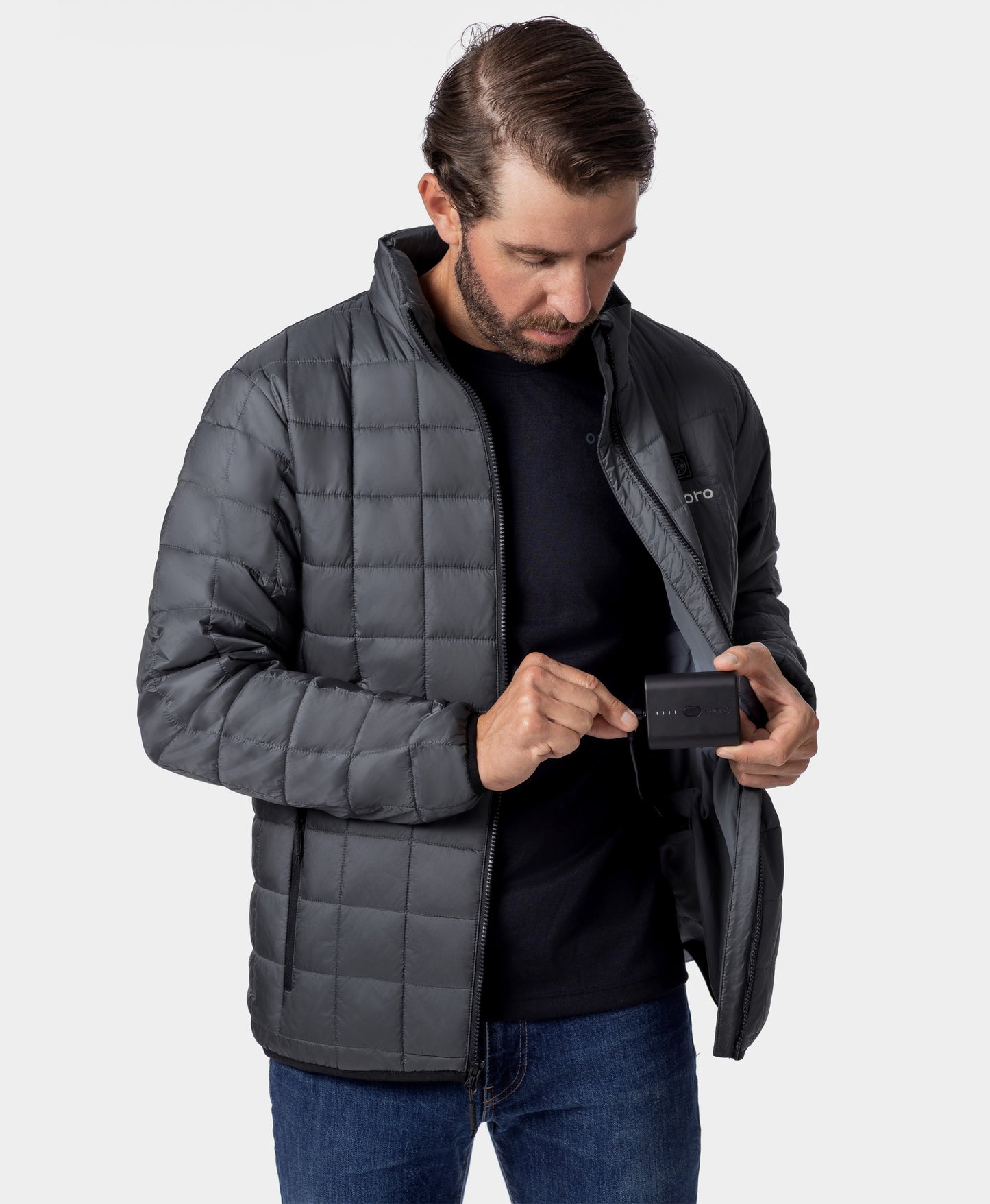 Prism Men's Heated Quilted Jacket