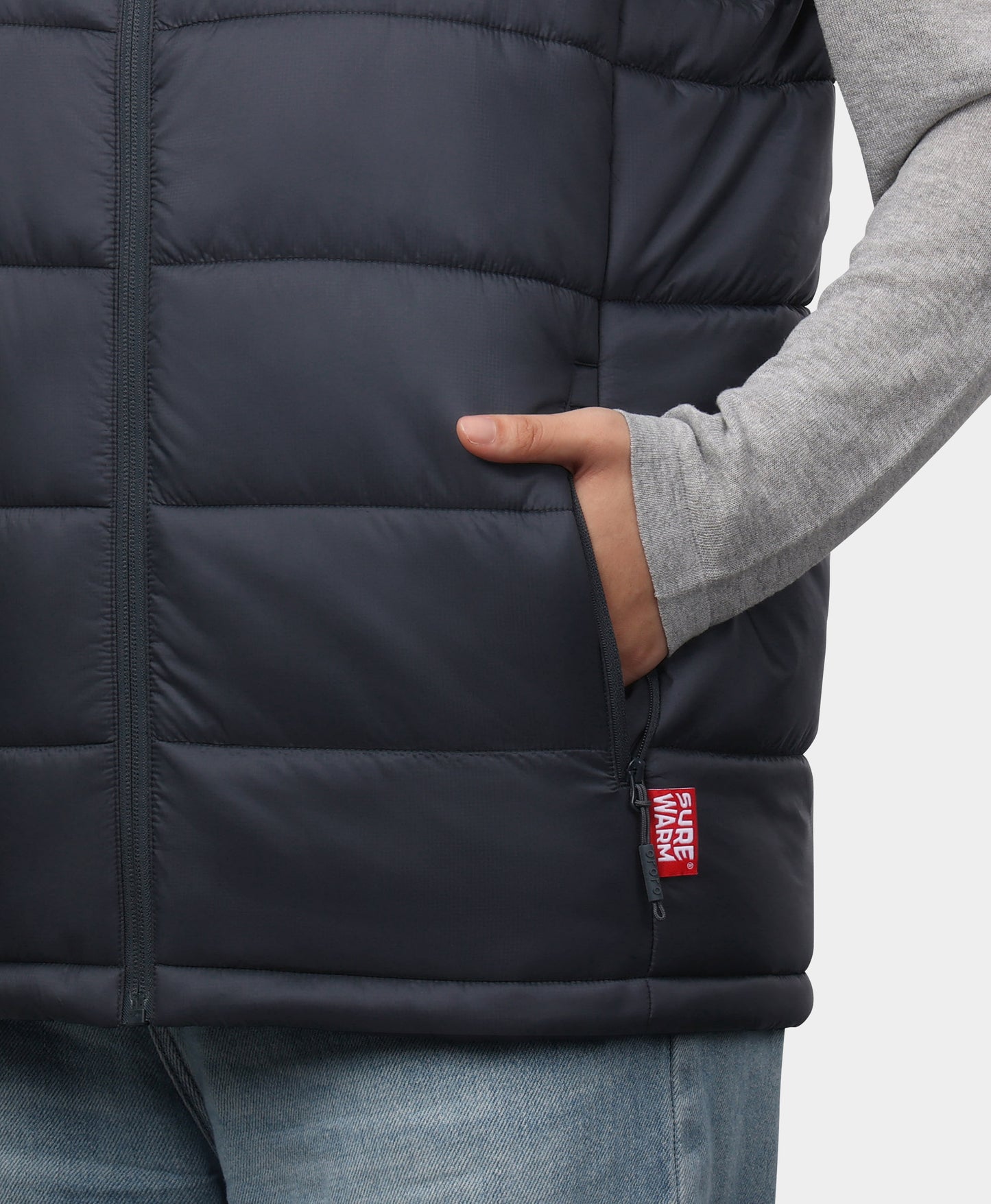 SureWarm® Men's 7-Zone Dual-Control Classic Pro Heated Vest (Lower Back)