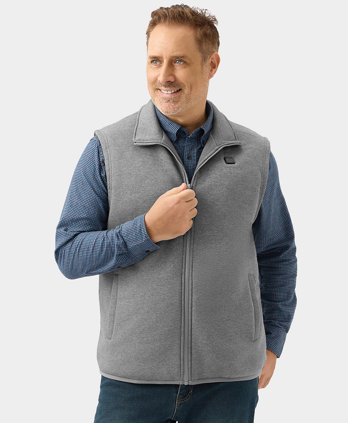 Men's Heated Fleece Vest