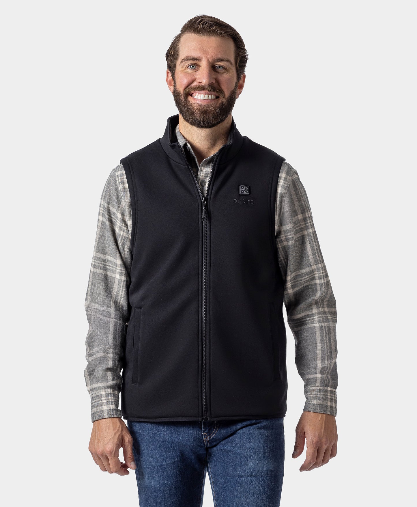 Men's Heated Fleece Vest (4 Heating Zones)