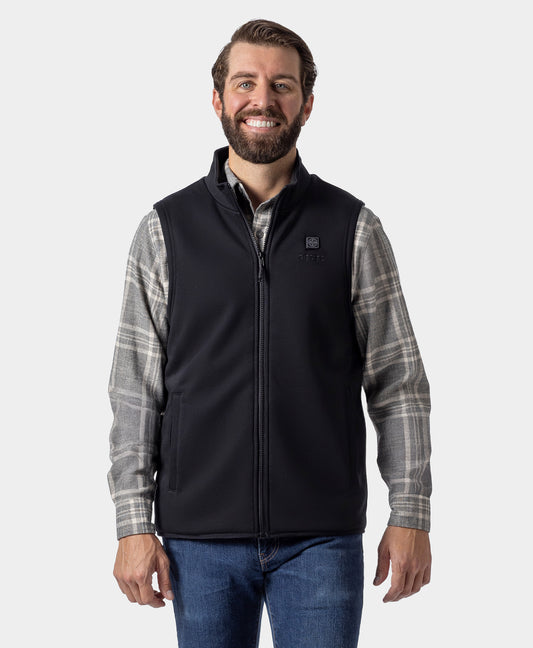 Men's Heated Fleece Vest (4 Heating Zones)