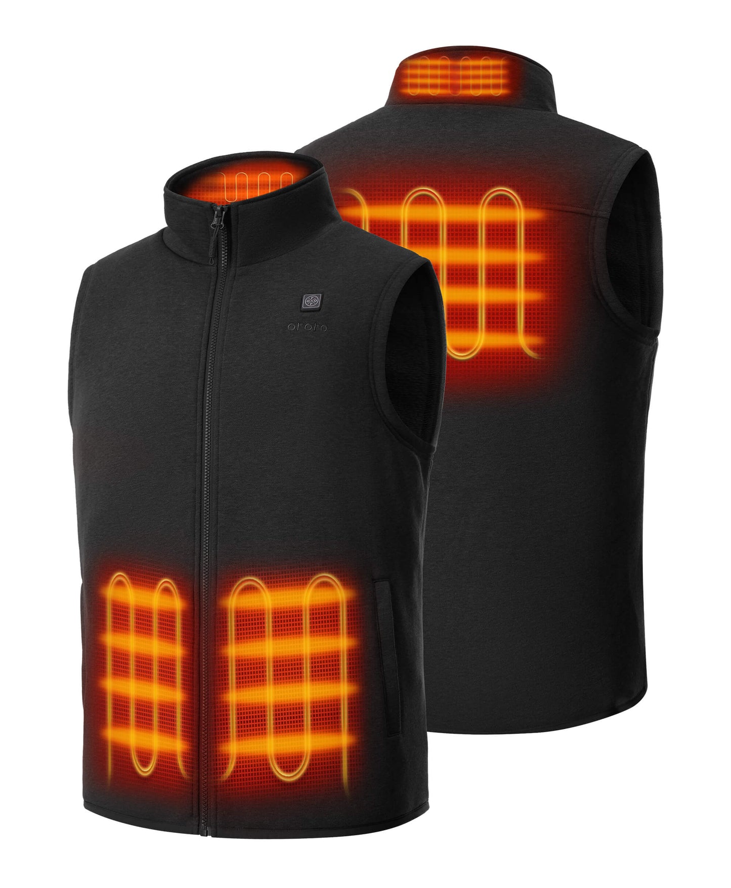 Men's Heated Fleece Vest (4 Heating Zones)