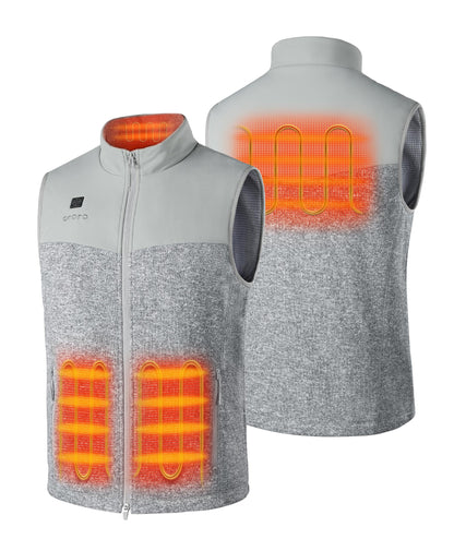 Augusta Men's Heated Sweater Fleece Vest