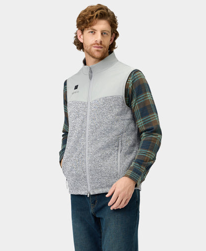 Augusta Men's Heated Sweater Fleece Vest