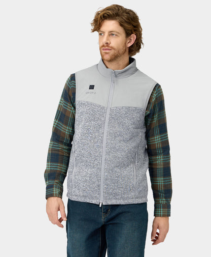 Augusta Men's Heated Sweater Fleece Vest