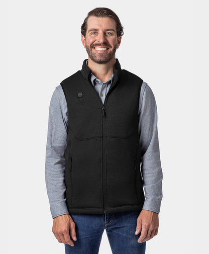 Augusta Tournament Men's 4-Zone Heated Sweater Fleece Vest