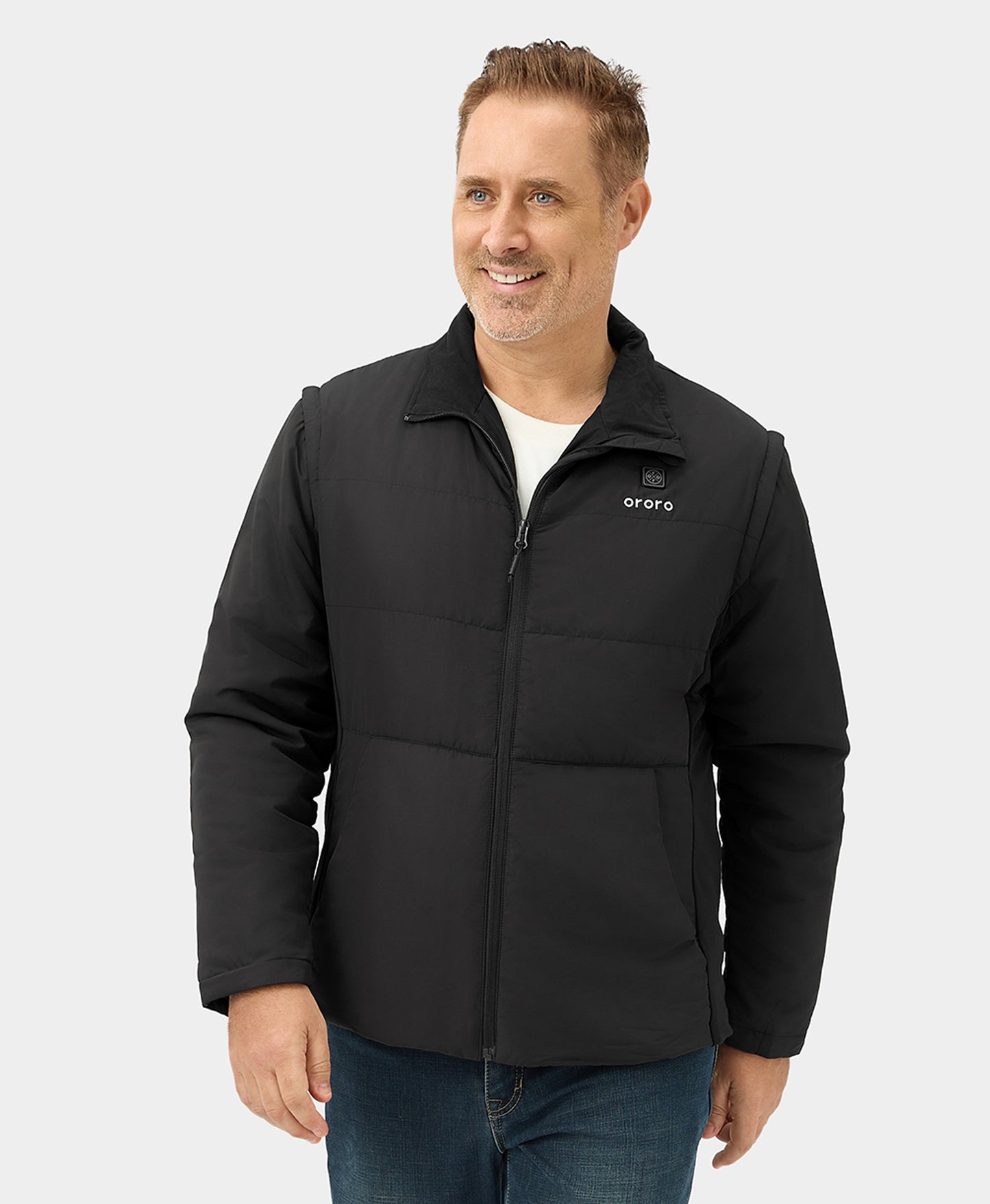 Men's Heated Golf Jacket (with Zip-Off Sleeves)