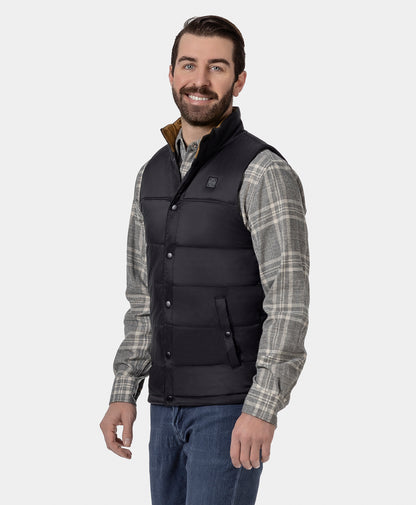 PuffLyte Men's Heated Lightweight Vest - Black