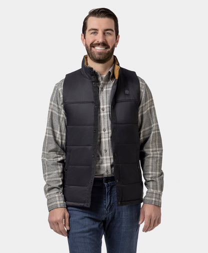 PuffLyte Men's Heated Lightweight Vest - Black