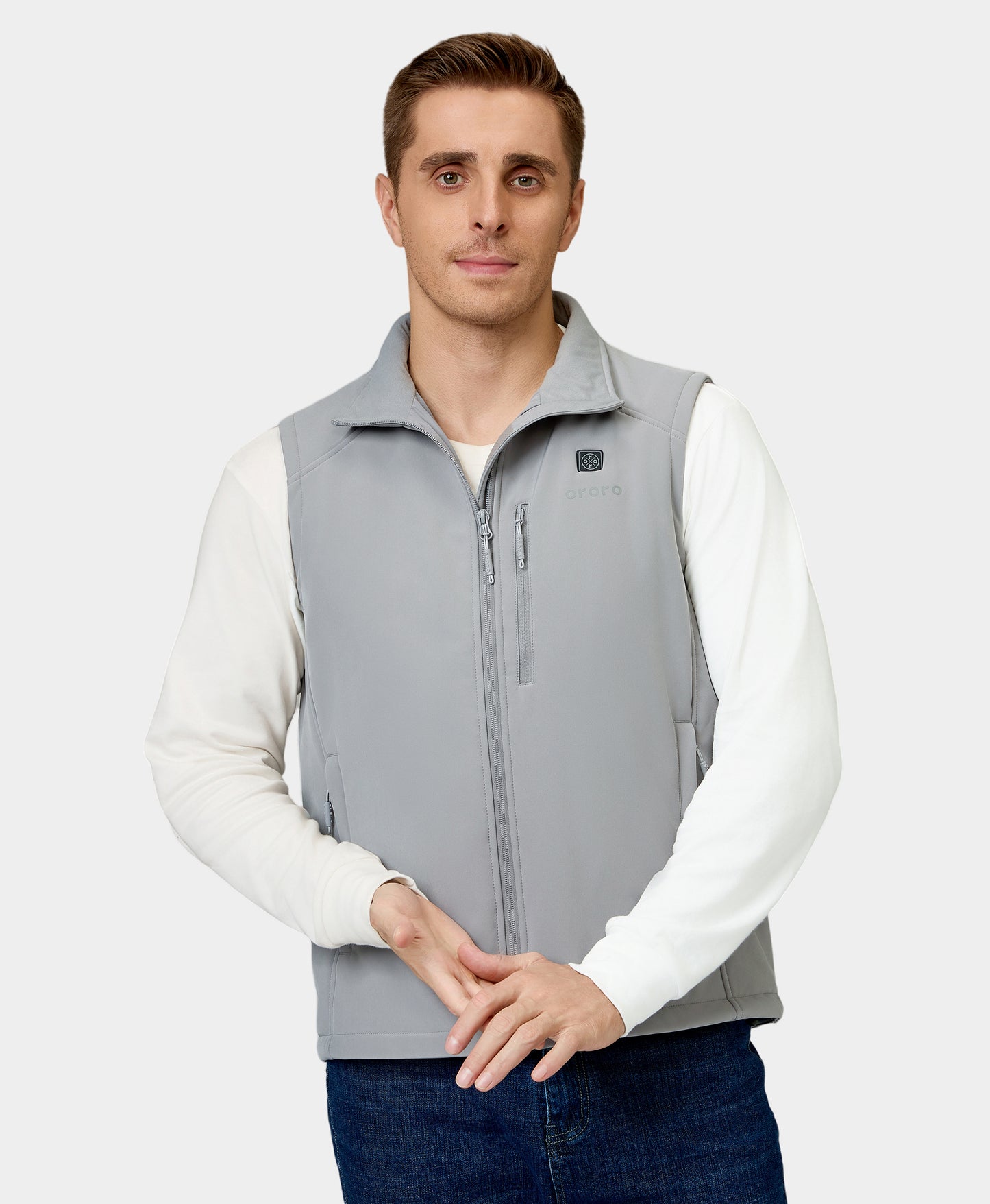 Men's Heated Softshell Vest - Lower Back Heating
