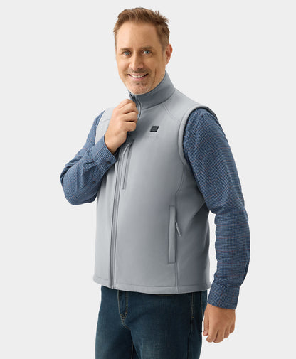 Men's Heated Softshell Vest - Lower Back Heating