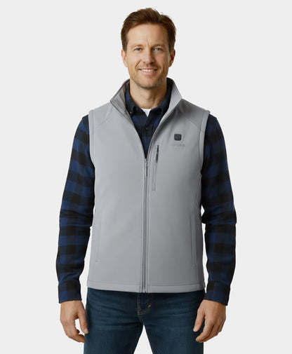 Men's Heated Softshell Vest - Lower Back Heating