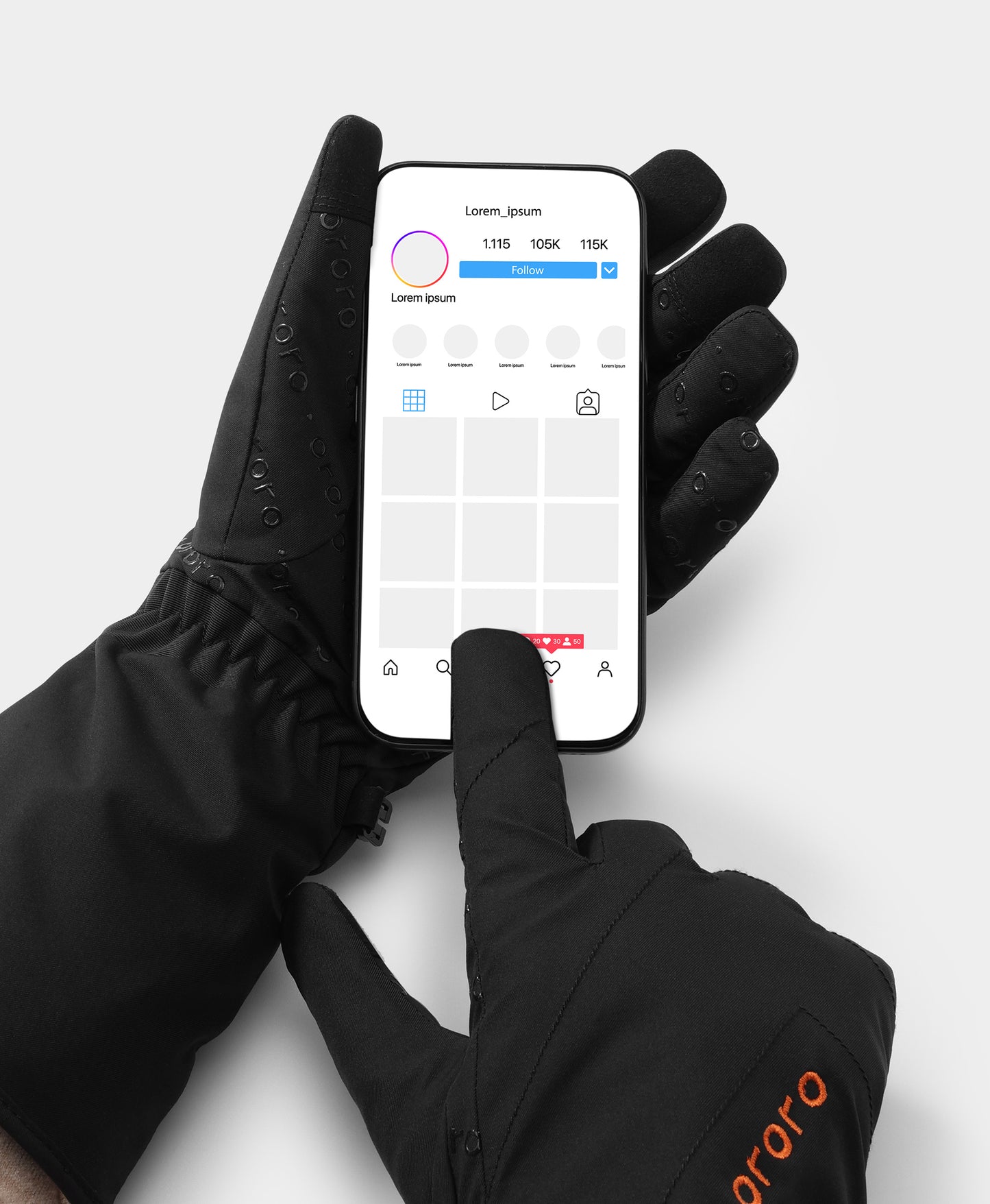 Glasgow Pro Unisex Heated Waterproof Gloves