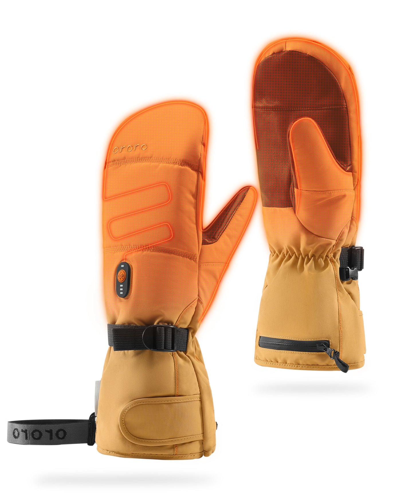 Amsterdam Heated Mittens 2.0 - Khaki
