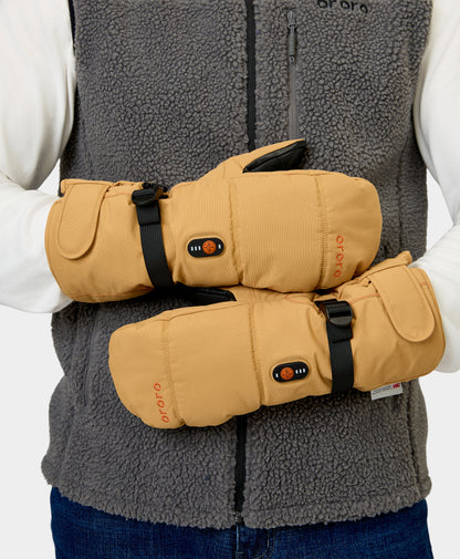 Amsterdam Heated Mittens 2.0 - Khaki