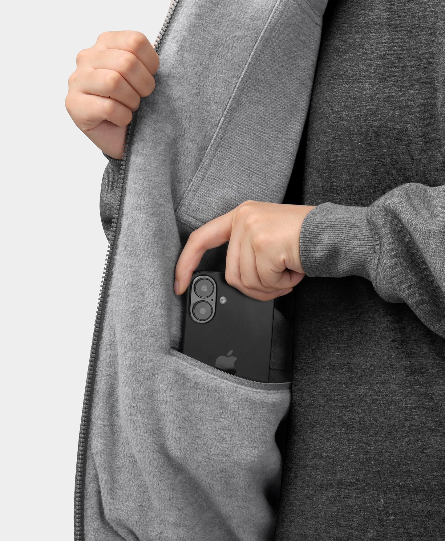 Element Unisex 4-Zone Fleece Heated Hoodie