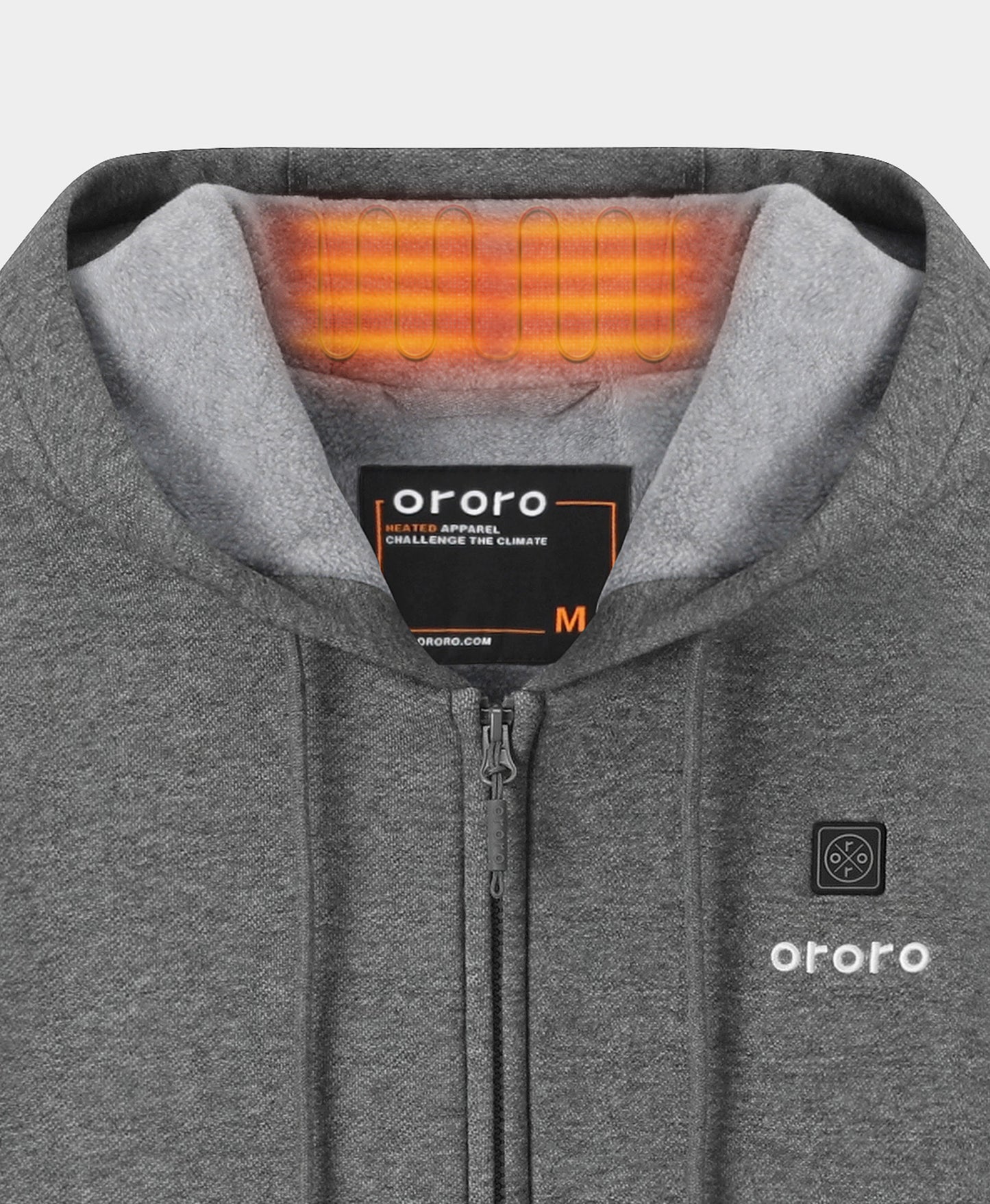 Element Unisex 4-Zone Fleece Heated Hoodie