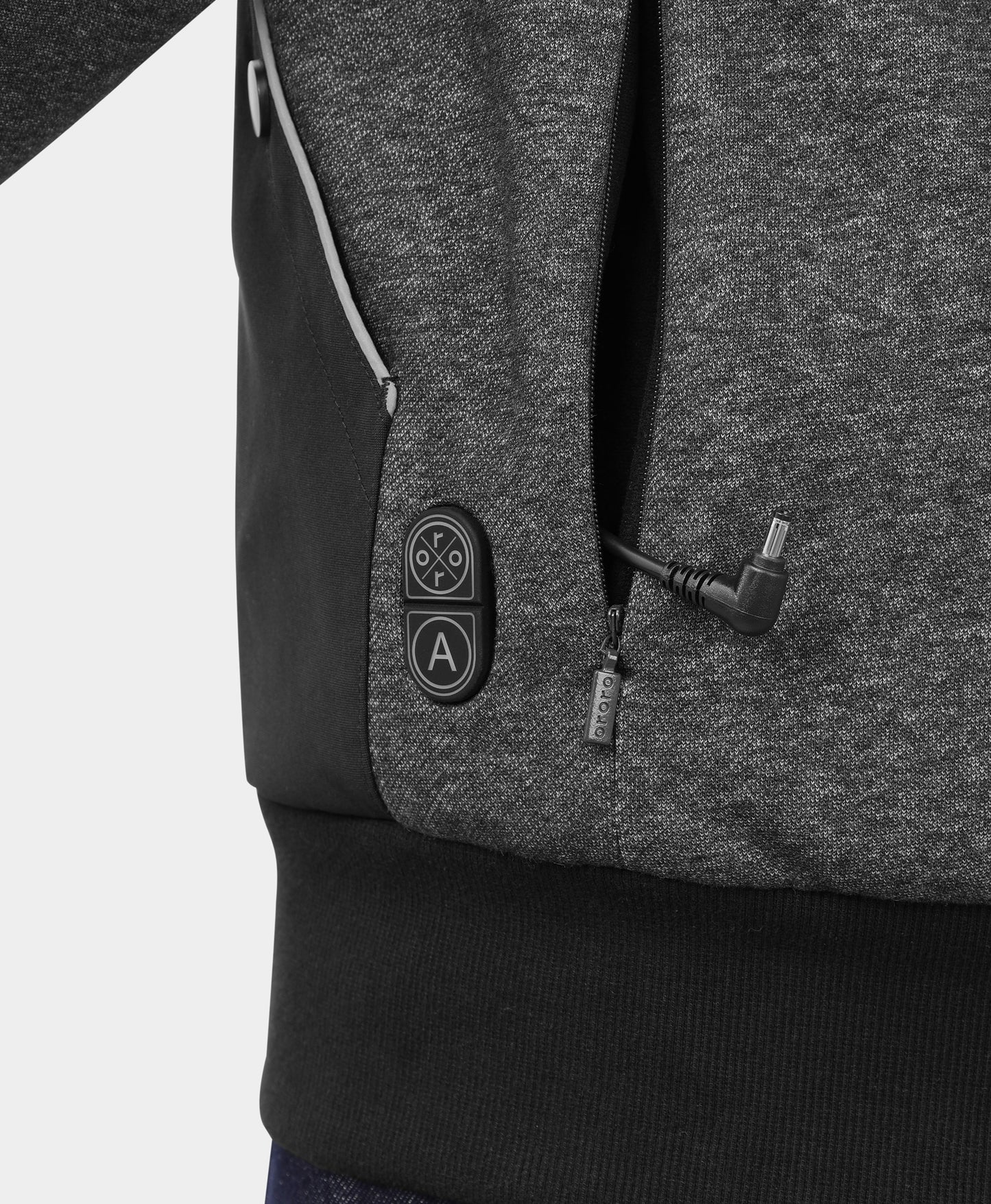 Wayne Unisex 5-Zone Heated Full-Zip Hoodie