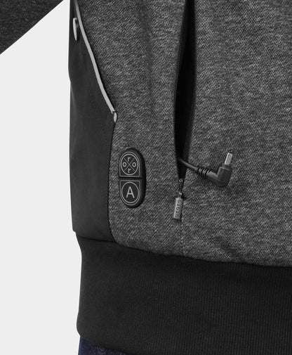 Wayne Unisex 5-Zone Heated Full-Zip Hoodie