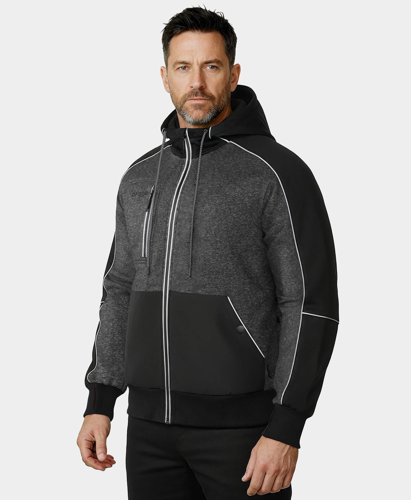 Wayne Unisex 5-Zone Heated Full-Zip Hoodie
