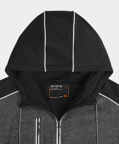 Wayne Unisex 5-Zone Heated Full-Zip Hoodie