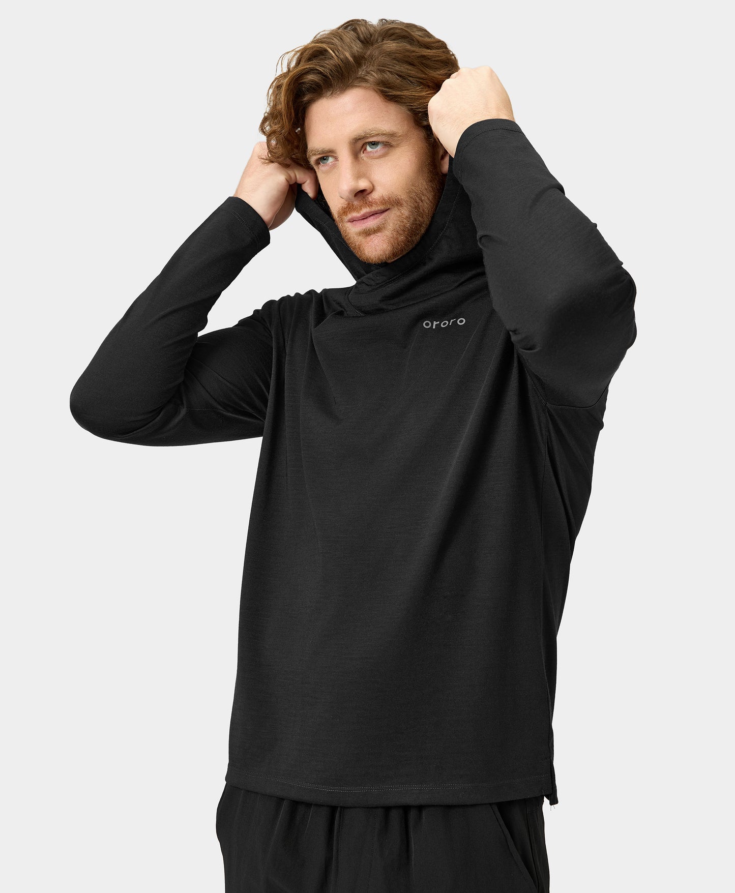Aoraki Unisex Merino Wool Blend Baselayer - Black
