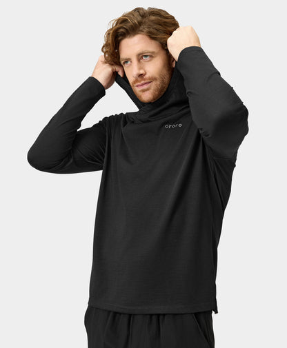 Aoraki Unisex Merino Wool Blend Baselayer - Black