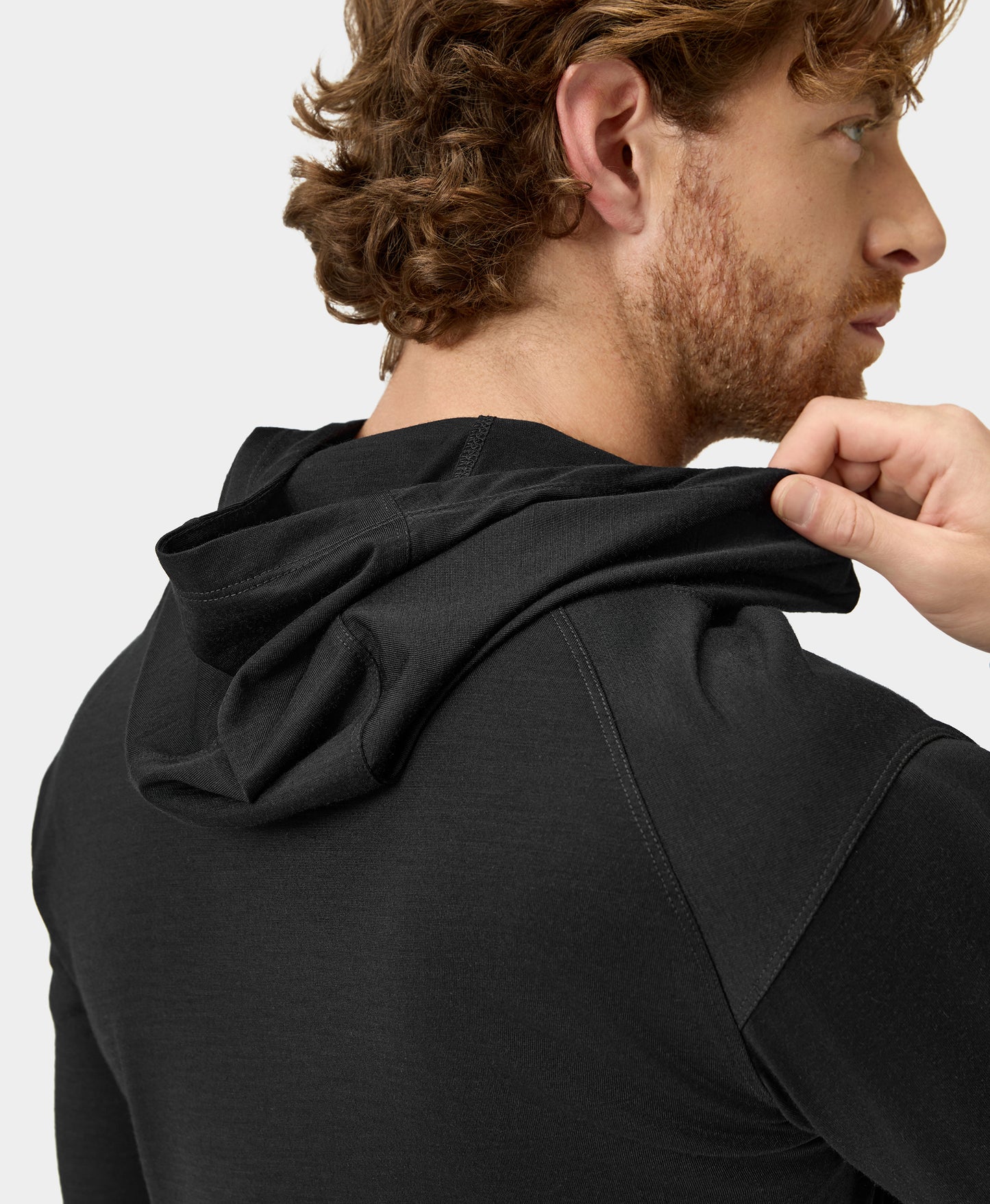 Aoraki Unisex Merino Wool Blend Baselayer - Black