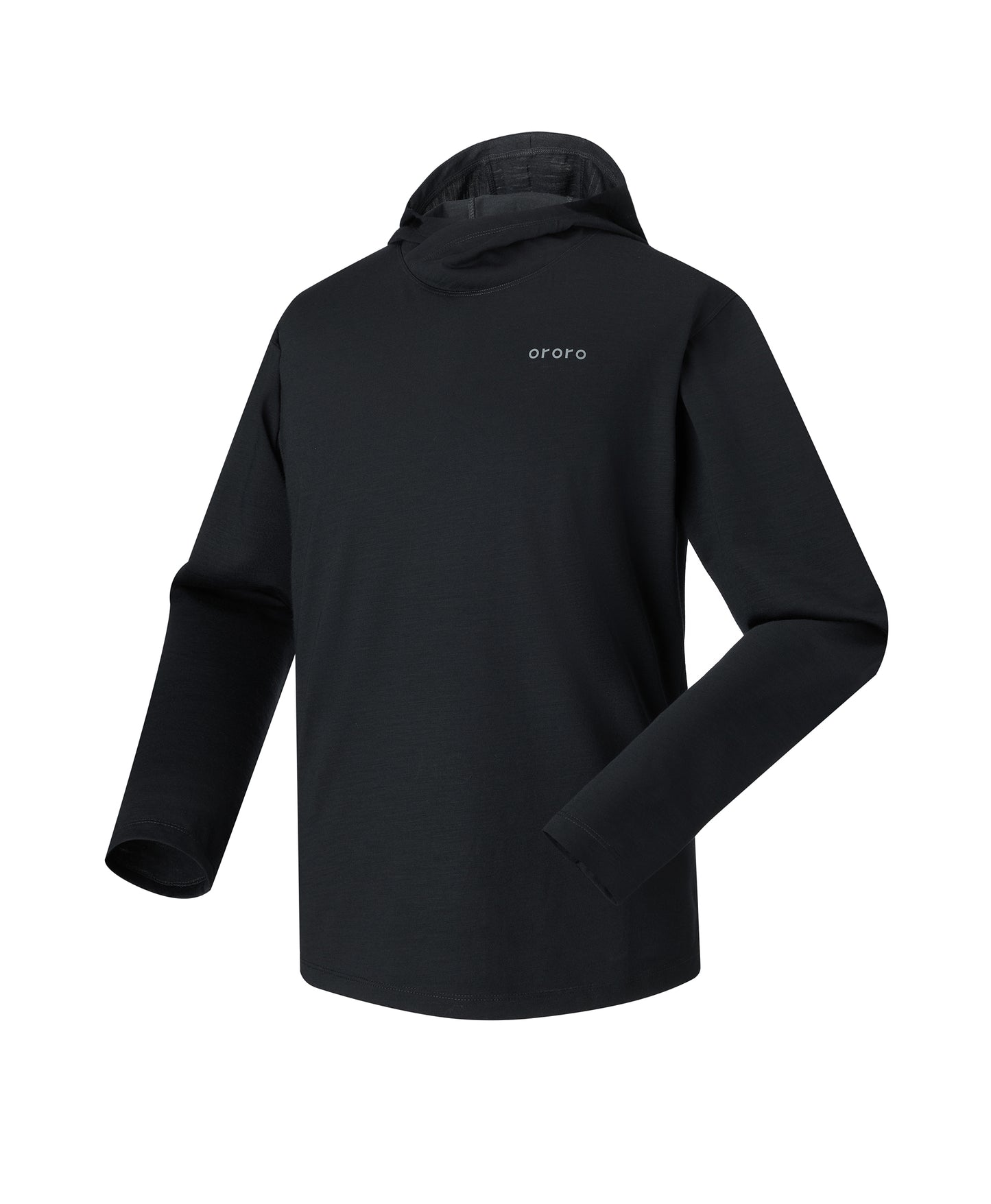 Aoraki Unisex Merino Wool Blend Baselayer - Black