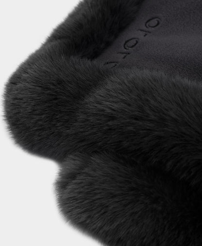 Queen Cove Unisex Heated Faux Fur Fleece Scarf